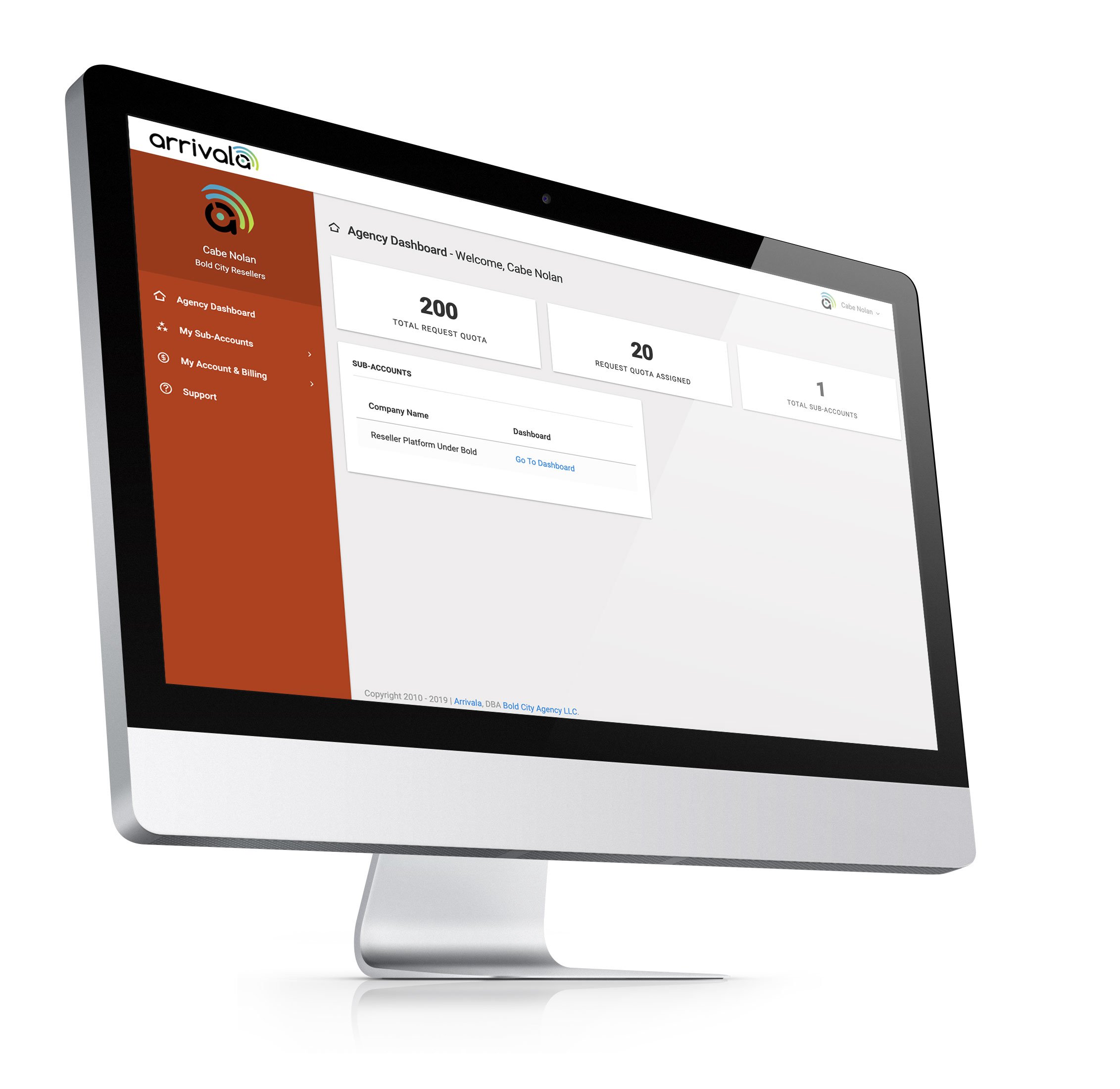 Arrivala Reseller Portal